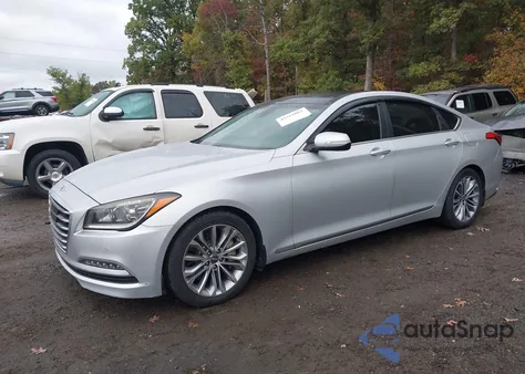 2017 Genesis G80 3.8 z USA, uszkodzony, nr VIN KMHGN4JE2HU188389